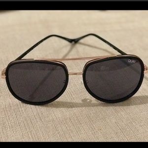 Quay Australia “Needing Fame” black sunglasses
